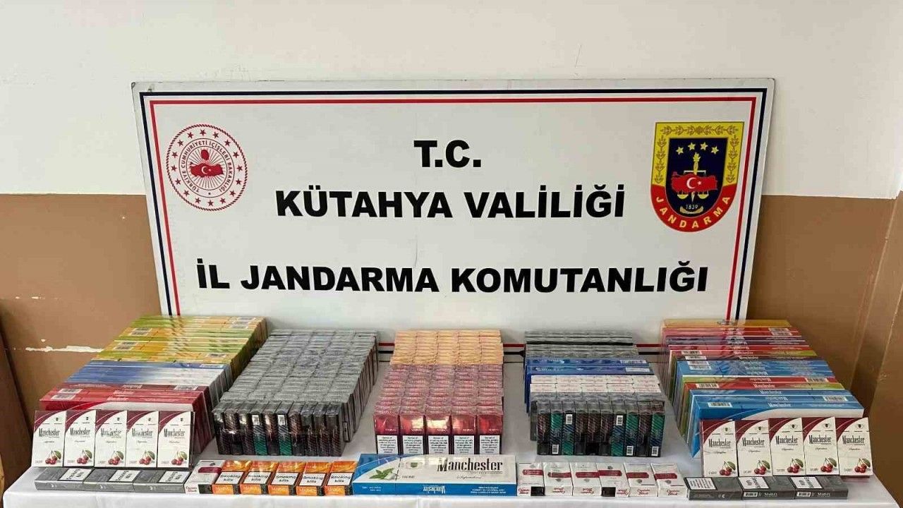 Kütahya’da kaçak sigara operasyonu