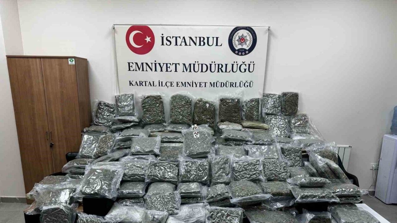 Maltepe’de petshop görünümlü depoda 100 kilo uyuşturucu ele geçirildi