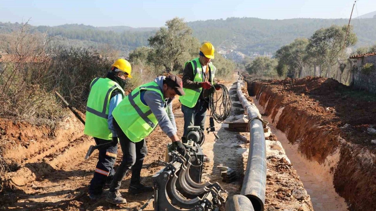 MUSKİ’nin Yatağan’da yaptığı ilave su çalışması tamamlanıyor