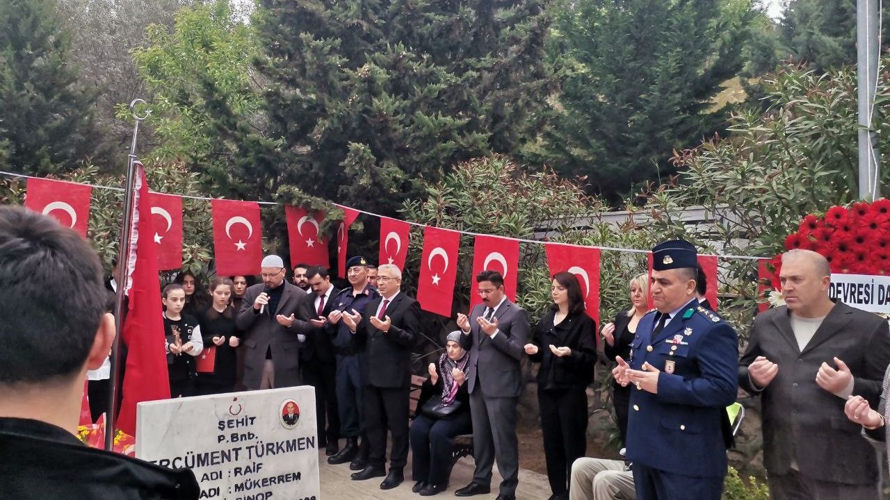 Şepit Binbaşı Ercüment Türkmen dualarla anıldı