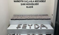 Elazığ’da 24 bin sentetik ecza maddesi ele geçirildi