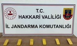 Hakkari’de 6 kilo külçe altın ele geçirildi