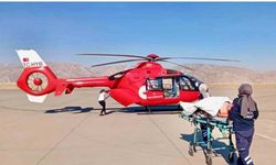 Ambulans helikopter 26 yaşındaki hasta için havalandı