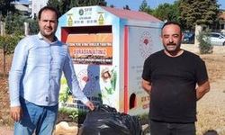 Didim’de çiftçiler zirai ilaç ambalajlarını getirerek sıvı gübre kazanıyor