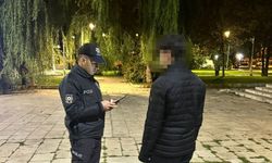 Erzincan’da parklarda polis uygulaması