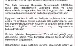 Tarım ve Orman Bakanlığı’ndan köftede tespit edilen domuz eti ile ilgili açıklama