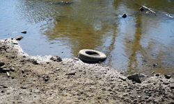 Tunca Nehri’nde kuraklık: Çöplüğe döndü