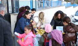 İzmir Güzelbahçe çocukların beslenmelerini zenginleştirdi