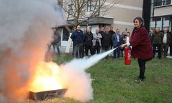 Özel İdare çalışanlarına acil durumda iş güvenliği eğitimi verildi