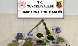 Tunceli’de uyuşturucu ve ruhsatsız silah operasyonu