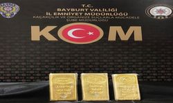 Bayburt’ta 10 milyon lira değerinde 3 külçe altın ele geçirildi