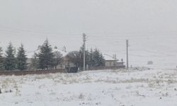 Konya’nın yüksek kesimlerinde kar yağışı etkili oluyor