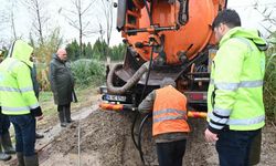 Şiddetli yağışa karşı sahada mücadele sürüyor