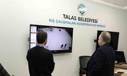 Talas’ta kar yağışı 7/24 takipte