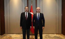 TBMM Başkanı Kurtulmuş, Türkiye’nin Üsküp Büyükelçiliğini ziyaret etti