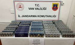 Van’da 860 paket kaçak sigara ele geçirildi