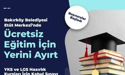 Bakırköy Belediyesi’nin YKS ve LGS hazırlık kursları için başvurular başladı