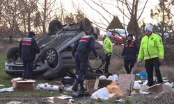 Kırklareli’nde şarampole devrilen otomobilin sürücüsü hayatını kaybetti