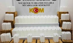 Samsun’da 1 ton kaçak etil alkol ele geçirildi