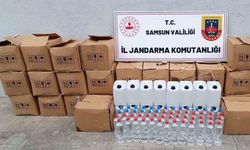 Samsun’da jandarma 755 litre etil alkol ele geçirdi