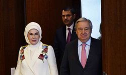 Emine Erdoğan, New York’ta BM Genel Sekreteri Guterres ile görüştü