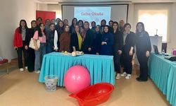 Gebe okullarında görevli sağlık çalışanlarına "Doğuma Hazırlık Eğitimi" düzenlendi