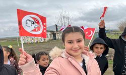 Kars’ta köy okulunda 23 Nisan coşkusu