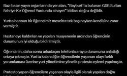 KYK, Bayburt’ta yurtta cinayet işlendiği iddiasını yalanladı