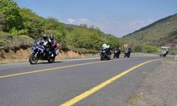 Tekirdağ’da 500 motosikletli, turizm rotasında doğayla buluştu