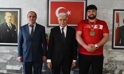 Türkiye şampiyonu milli sporcu Hüyük’ün gururu oldu