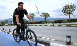 Yenilenen bisiklet yolu öğrencilerden tam not aldı