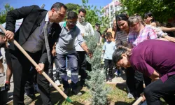 Bornova’da fidanlar toprakla buluştu
