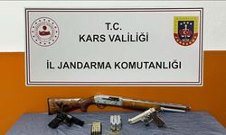 Arpaçay’da silah ele geçirildi