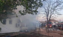 Babaeski’de köy evinde yangın