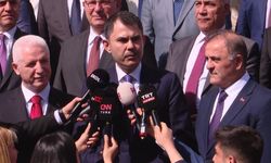 Bakan Kurum: "Hep birlikte elimizi, gövdemizi taşın altına koymak durumunda olduğumuzu, burada net bir şekilde ifade ettik"