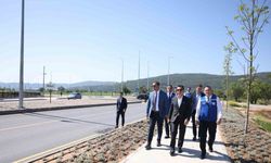 Başkan Aras, tamamlanan yol çalışmalarını inceledi