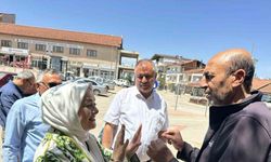 Beyağaç’ı ziyaret eden Milletvekili Ün, Başkan Pütün ve vatandaşlarla bir araya geldi