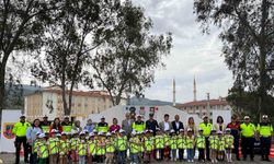Çine’de Anaokulu öğrencilerine trafik eğitimi verildi