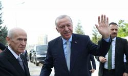 Cumhurbaşkanı Erdoğan, MHP Genel Başkanı Bahçeli ile bir araya geldi