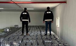 Cumhuriyet tarihinin en büyük alkol kaçakçılığı operasyonunun görüntüleri ortaya çıktı