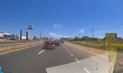 D-100 Karayolu’nda makas atarak ilerledi, trafiği tehlikeye düşürdü