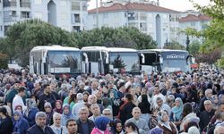 Denizli’nin ilk hac kafilesi dualarla kutsal topraklara uğurlandı