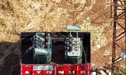 Dronla tespit edilen kaçak trafoyla 200 hanelik elektrik tüketildiği ortaya çıktı