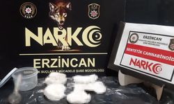 Erzincan’da peçeteye emdirilmiş uyuşturucu madde ele geçirildi