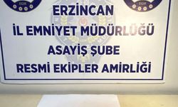 Erzincan’da uyuşturucu madde ele geçirildi