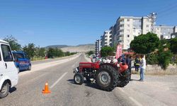 Gaziantep’te traktör ile çarpışan araç kanala uçtu: 4 yaralı