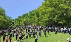 Huzurun sağlandığı köylerine 35 yıl sonra dönen aileler, kazanlarda yemekler pişirip doyasıya eğlendi