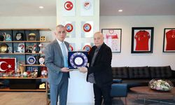 İstanbulspor Başkanı Sarıalioğlu’ndan TFF Başkanı İbrahim Hacıosmanoğlu’na ziyaret
