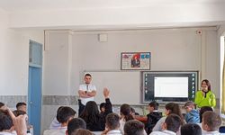 Karapınar’da öğrencilere trafik güvenliği semineri verildi