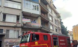 Konya’da boş apartmanda yangın paniği
